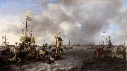 Ludolf Bakhuizen View of Amsterdam with Ships on the Ij